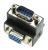 65266 ADAPTER SUB-D 9 PIN STECKER > BUCHSE 90° GEWINKELT